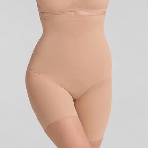Honeylove Nude Shapewear Bodysuit SuperPower Shorts corset Gusset boning 1X